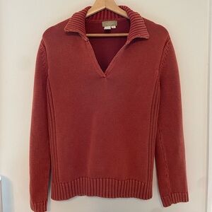 Burnt orange sweater